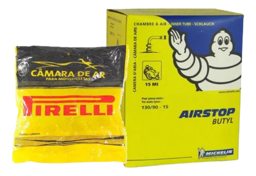 Kit Câmaras 19 + 15 P/ Virago 535 Pirelli E Michelin