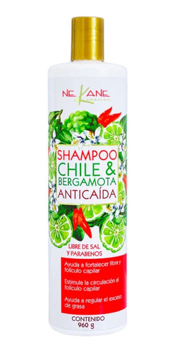 Shampoo De Chile & Bergamota 960g Nekane