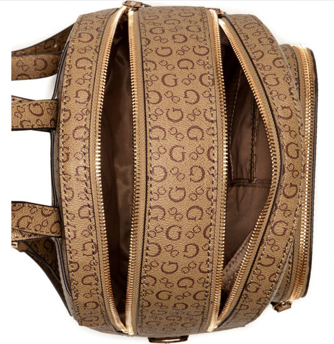 Mochila Guess Factory Sg947930-moc Acabado de los herrajes Níquel Color Marrón Correa de hombro Marrón Diseño de la tela Lisa