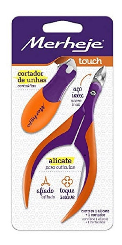 Alicate P/ Cutículas Cortador De Unhas Lateral Merheje Touch