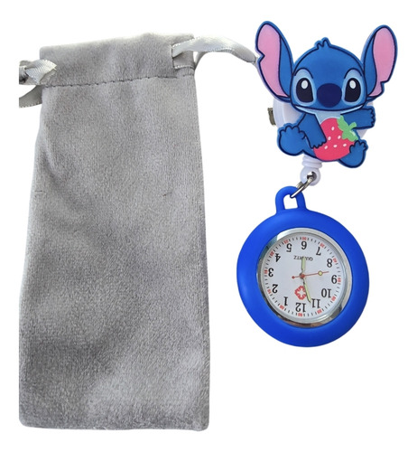 Reloj De Enfermera Stitch Fresa