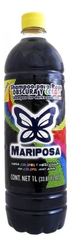 Shampoo Para Ropa Mariposa Oscura Y Color 1 L