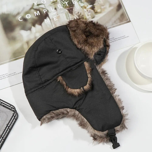 / Sombreros Bomber De Felpa De Invierno Para Mujeres Y