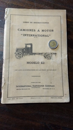 Catalogo Manual Original International Camion A Motor 63