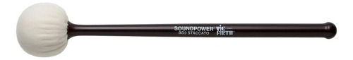 Baquetón P/bombo Y Gong Sonido Fuerte Vic Firth Bd3 Staccato Color Madera