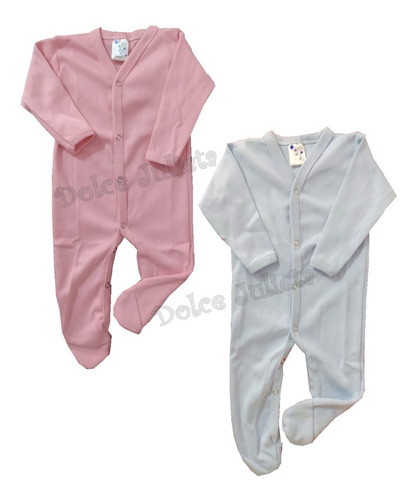 Oferta Pack X 2 Enteritos Bebe Pijama Body Algodon Grueso 