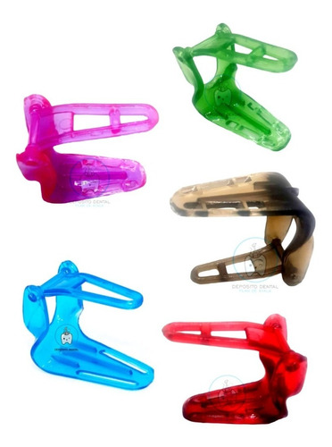 Kit Con 8 Articulador Dental De Plástico Colores