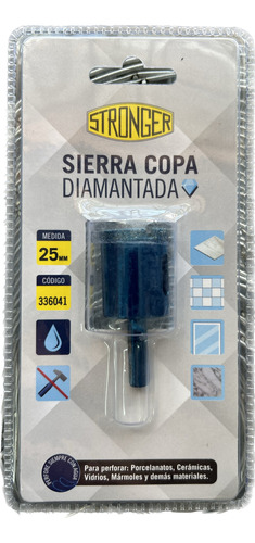 Mecha Broca Diamantada 25mm Stronger S.bel-la