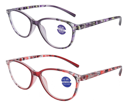Gafas De Lectura Blue Light Para Computadora, Primavera, 2 U