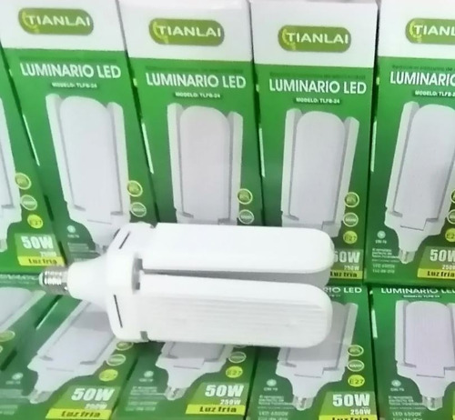 Foco Led 50w Tipo Ventilador Apertura Ajustable Blanca T2188