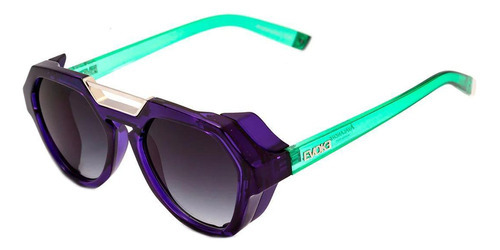 Óculos De Sol Evoke Avalanche T09 Purple Green Gray Gradient