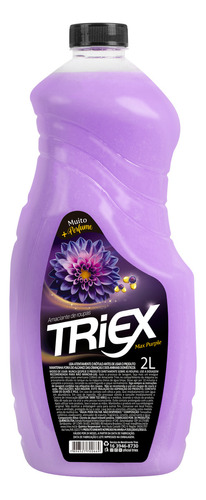 Amaciante Triex Amaciante Max Purple Algodão Em Frasco 2 L