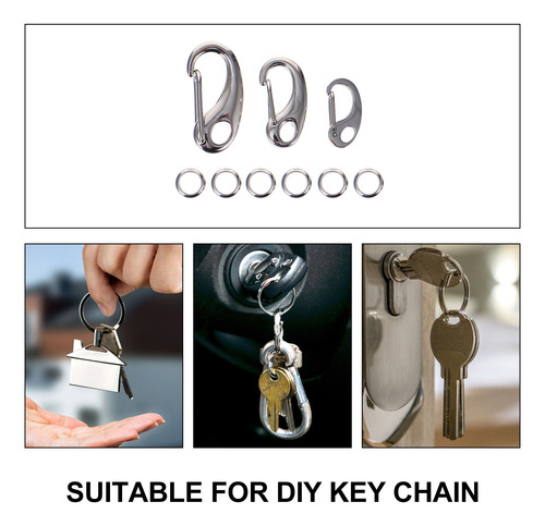 Ganchos De Acero Inoxidable Para Etiquetas De Mascotas, Clip