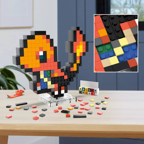 Mega Pokémon Juguete De Construcción Píxel -modelos Variados