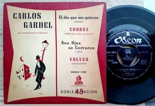 Carlos Gardel - Carlos Gardel Vol.1 - Ep Simple Vinilo 1955