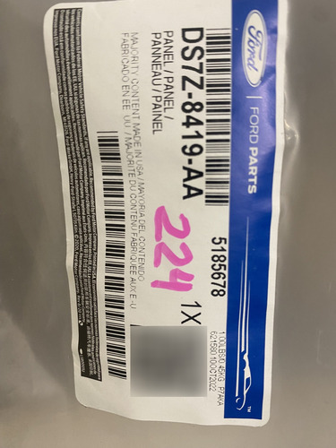 Moldura Cromo Parrilla Ford Fusión 2013 2016 Original