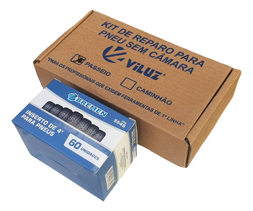 Kit Viluz Agulha E Escareador + Caixa Refil Bremen 6mm