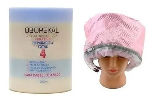 Pack Gorro Termico Electrico + Crema De Peinar Hidratacion