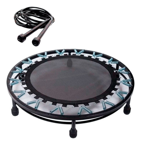 Mini Cama Elástica Jump 180kg Aro Reforçado + Corda Pvc