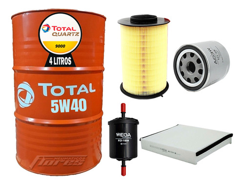 Cambio Aceite 10w40 4l + Kit Filtros Ford Focus 2.0 Duratec