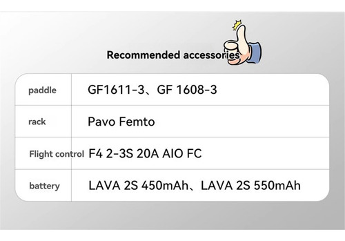 Para Motor Sem Escova Betafpv Lava 1102 14000kv High Thrust