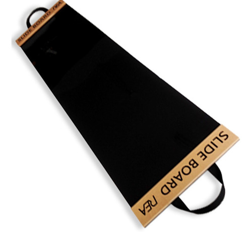 Slide Board Preto Com Par De Sapatilhas E Luvas