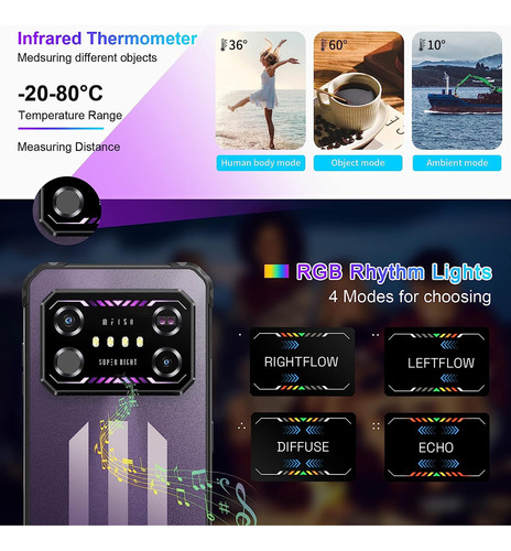 Iiif150 Air1 Ultra, Teléfono 8g+128g, 6,8 Pulgadas Fhd+ 120