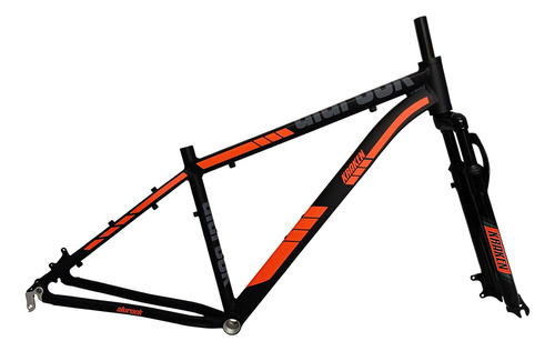 Cuadro Bicicleta Aluminio Y Tijera Susp Alurock Rodada 29 Color Naranja Talla del cuadro Unitalla