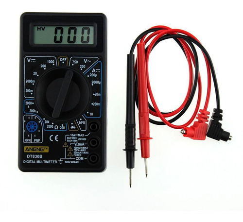 Tester Multimetro Digital Capacimetro Compacto Medidor Atrix