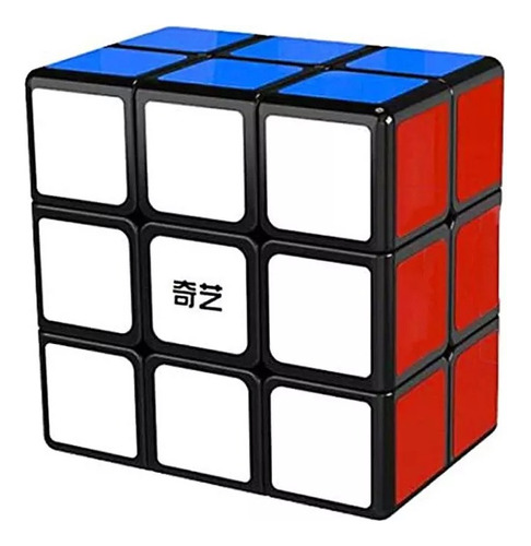 Cubo Profesional Velocidad 3x3x2 Base Negra Stickers Qiyi