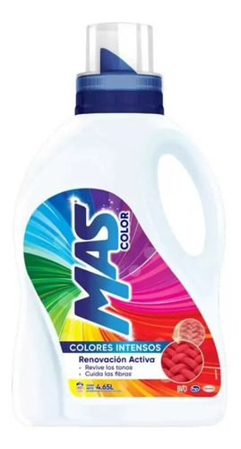 2 Pcs Detergente Líquido Mas Color  4.65 Lt Envio Express
