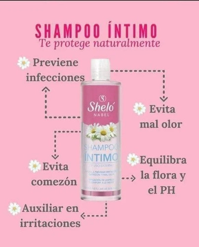 Shampoo Íntimo Uso Externo Higiene Íntima Limpieza Confort