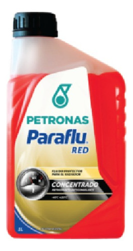 Liquido Refrigerante Rojo 1lt Ford Vw Fiat Chev Petronas