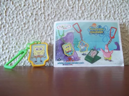 Chaveiro Bob Esponja Miniatura  Patrick, Bob Esponja, Sandy