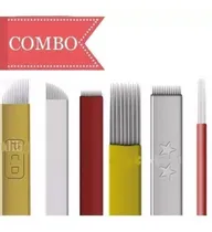 Comprar Kit Agujas Laminas Filos Microblading Tebori Flex 12 Set 10