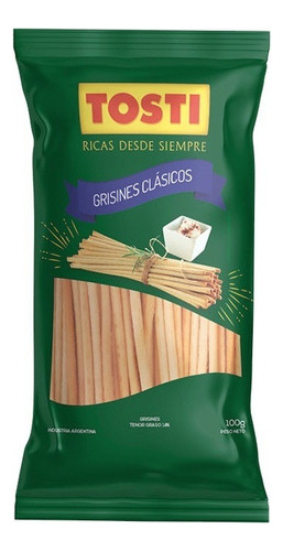 Talitas Grisines Tosti Clasicos 100g Cintitas Snack Cracker