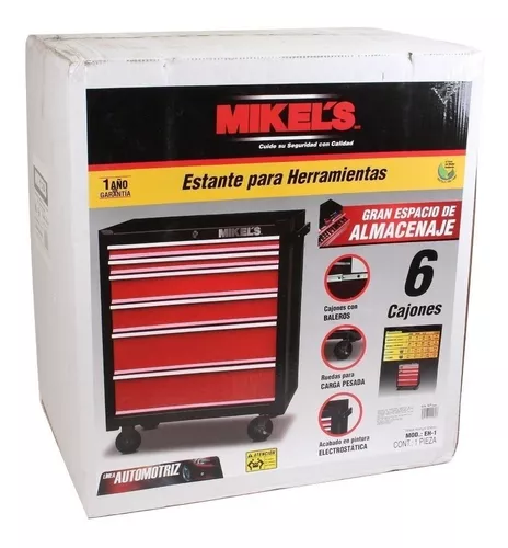 Compra Estante / Caja para herramientas 6 cajones en Mikels