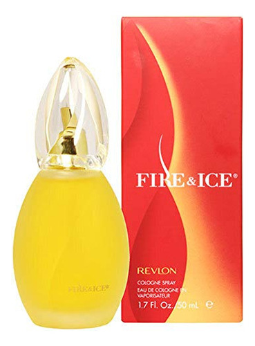 Colonia en aerosol Revlon Fire Ice, 17 onzas, 50 ml, para mujer D