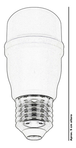 Lâmpadas Led Compacta E27 4,8w 3000k Bivolt
