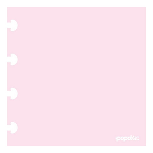 Refil Baby Pequeno Sem Pauta Rosa Chiclete 90g/m2 Pop Disc