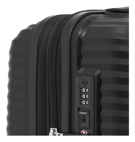 Valija Samsonite Grande Rigida 4 Rdas Dobles 360 Tsa Jsbags Negro Varro Negra