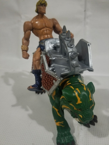 He Man , Battlecat Y Montura Mattel 2001 Originales Motu (Usado)