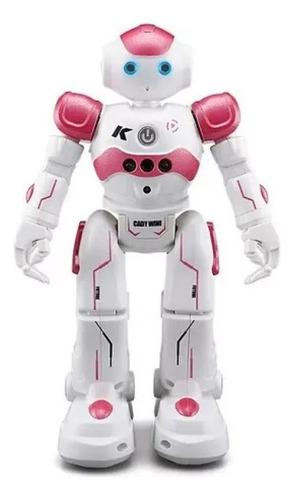 Robot Inteligente Rc Jjrc R2 Con Sensor Usb Completo Color Rosa