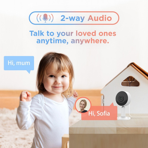 Imagen 5 de 7 de Monitor Bebé Full Hd Wifi Google Home Alexa