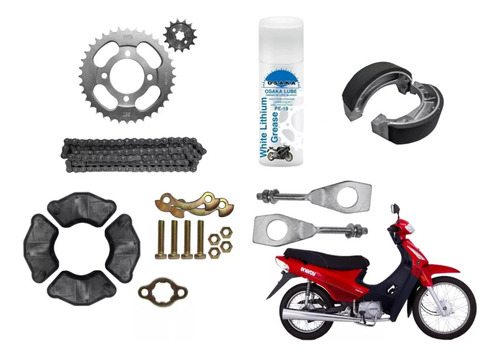 Kit Transmision + Service Completo Zanella Zb 110 - Gaona!