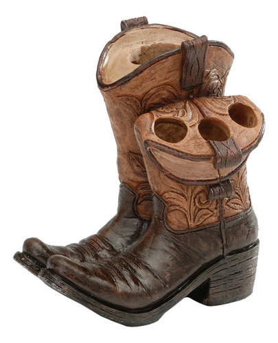Gift Corral Cowboy Boots - Soporte Para Cepillo De Dientes Y