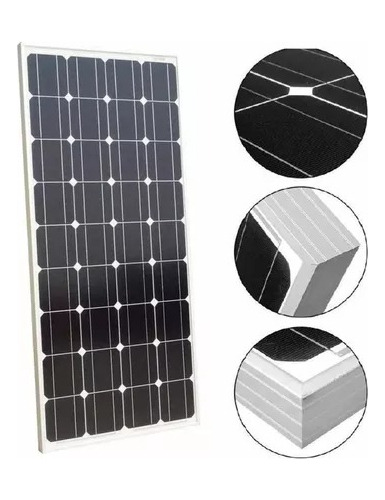 Panel Solar Monocristalino Fotovoltaico 12v 200w Solo Retiro