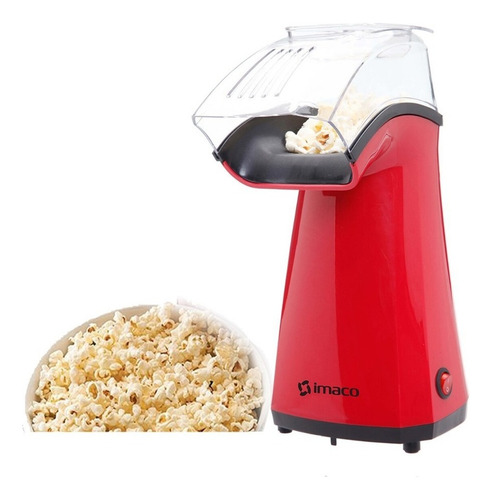Maquina Para Hacer Popcorn En 2 Min 1100w Imaco - Sin Aceite