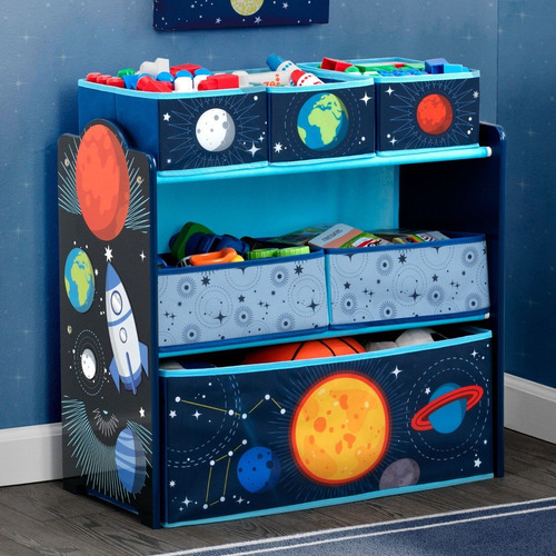 Juguetero Organizador Infantil Espacio Planetas