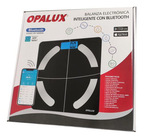 Balanza Electronica Inteligente Con Bluetooth - App Alfit